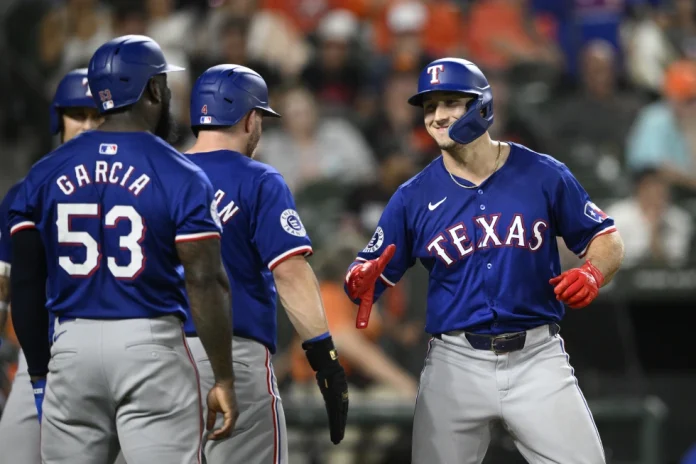 Langford completa el ciclo y ayuda a Rangers a romper una racha con victoria 11-2 sobre Orioles