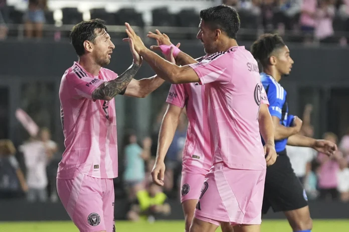 Messi contribuye con doblete y asistencia a triunfo de Inter Miami, 4-2 sobre Montreal