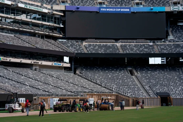 Comienza la instalación de césped en el MetLife Stadium antes del Mundial