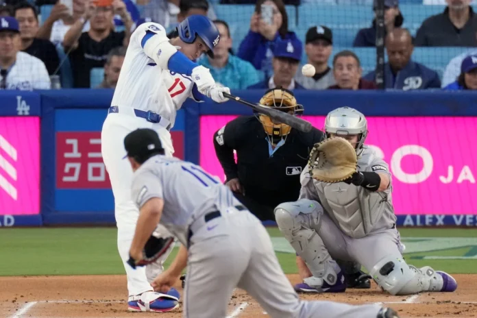 Ohtani pega jonrón y los Dodgers vencen 4-1 a los Rockies tras 7 entradas sin hits