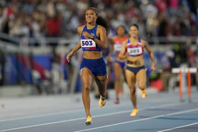 Gianna Woodruff rompe récord Centroamericano de 400 con vallas y conquista oro para Panamá